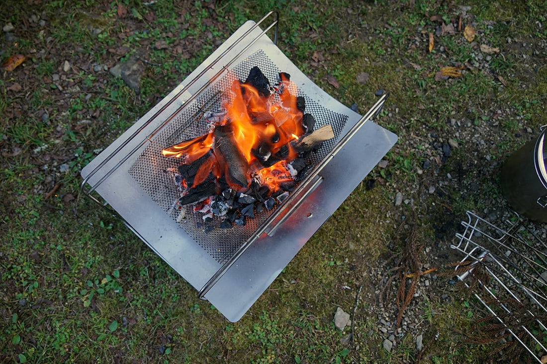 【we know enough<】炎から草花を守る、自然に優しい焚火台