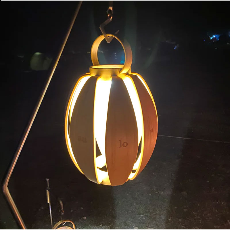 Mt.Paulownia マウントポローニア PINEAPPLE WOOD LANTERN パイナップルウッドランタン