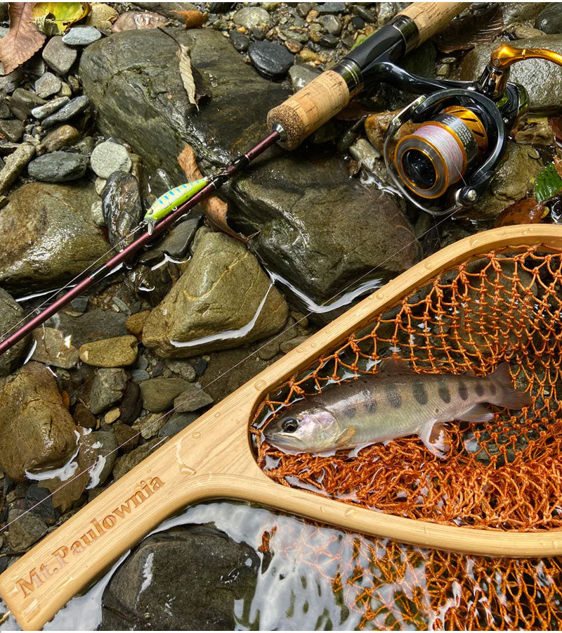 Mt.Paulownia マウントポローニア WOOD LANDING NET ウッドランディングネット