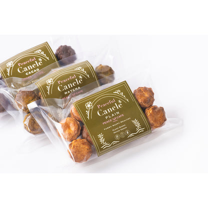 PEACE CAFE HAWAII ピースカフェハワイ  Peaceful Canele（ピースフル カヌレ）10個セット 乳製品不使用 グルテンフリー プラントベース＆ヴィーガン