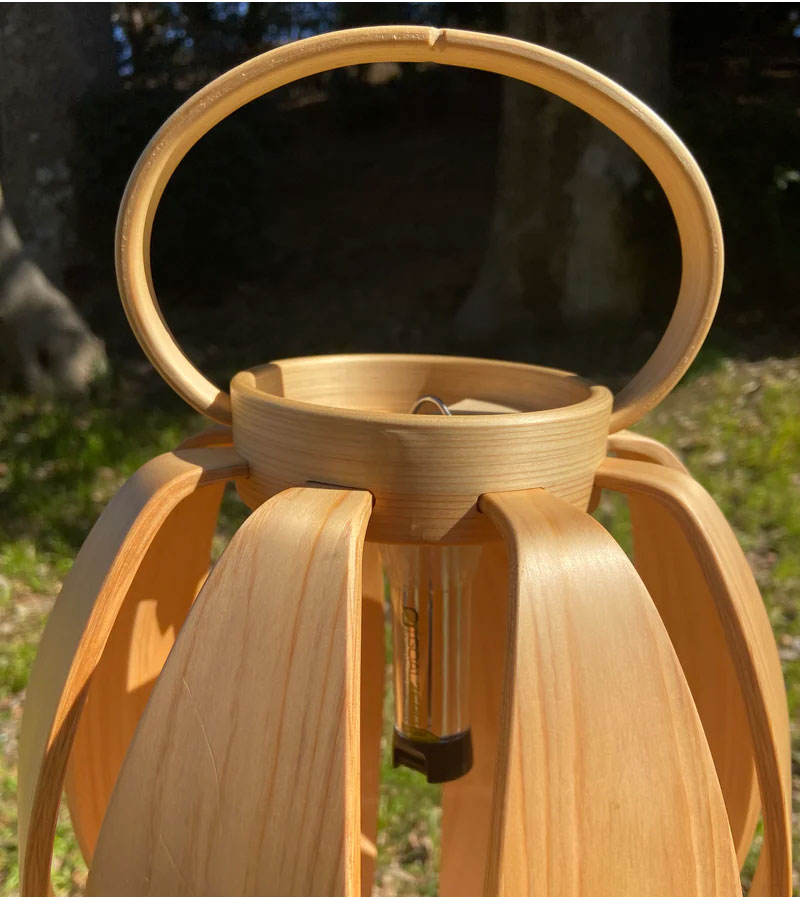 Mt.Paulownia マウントポローニア PINEAPPLE WOOD LANTERN パイナップルウッドランタン