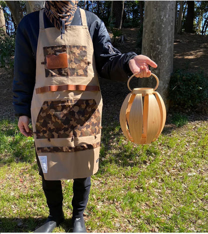 Mt.Paulownia マウントポローニア PINEAPPLE WOOD LANTERN パイナップルウッドランタン