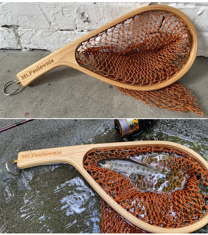 Mt.Paulownia マウントポローニア WOOD LANDING NET ウッドランディングネット