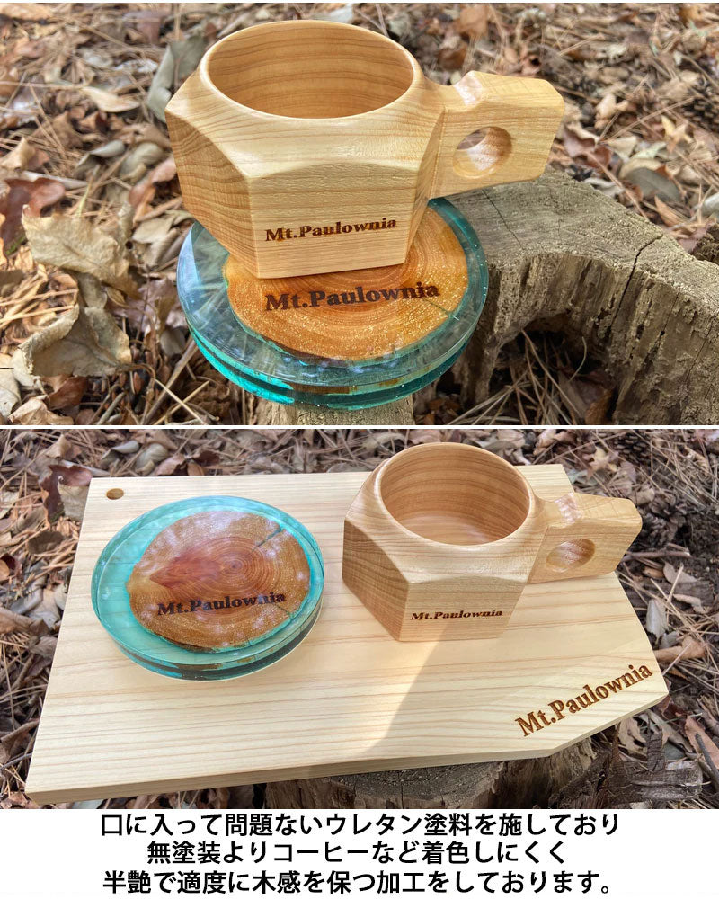 Mt.Paulownia マウントポローニア WOOD MULTIPUL MUG CUP ウッドマルチプルマグカップ