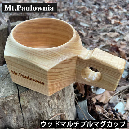 Mt.Paulownia マウントポローニア WOOD MULTIPUL MUG CUP ウッドマルチプルマグカップ