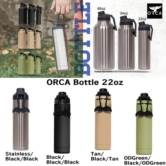 ORCA オルカ Bottle 22oz 650ml ステンレス ボトル 0.65リットル